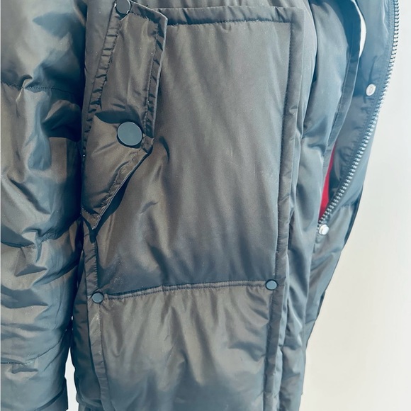 Miss Five Winter Parka Jacket, Black and Red - Picture 4 of 6